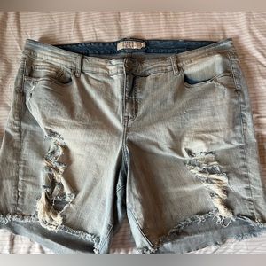 Torrid Light Wash Bermuda Shorts